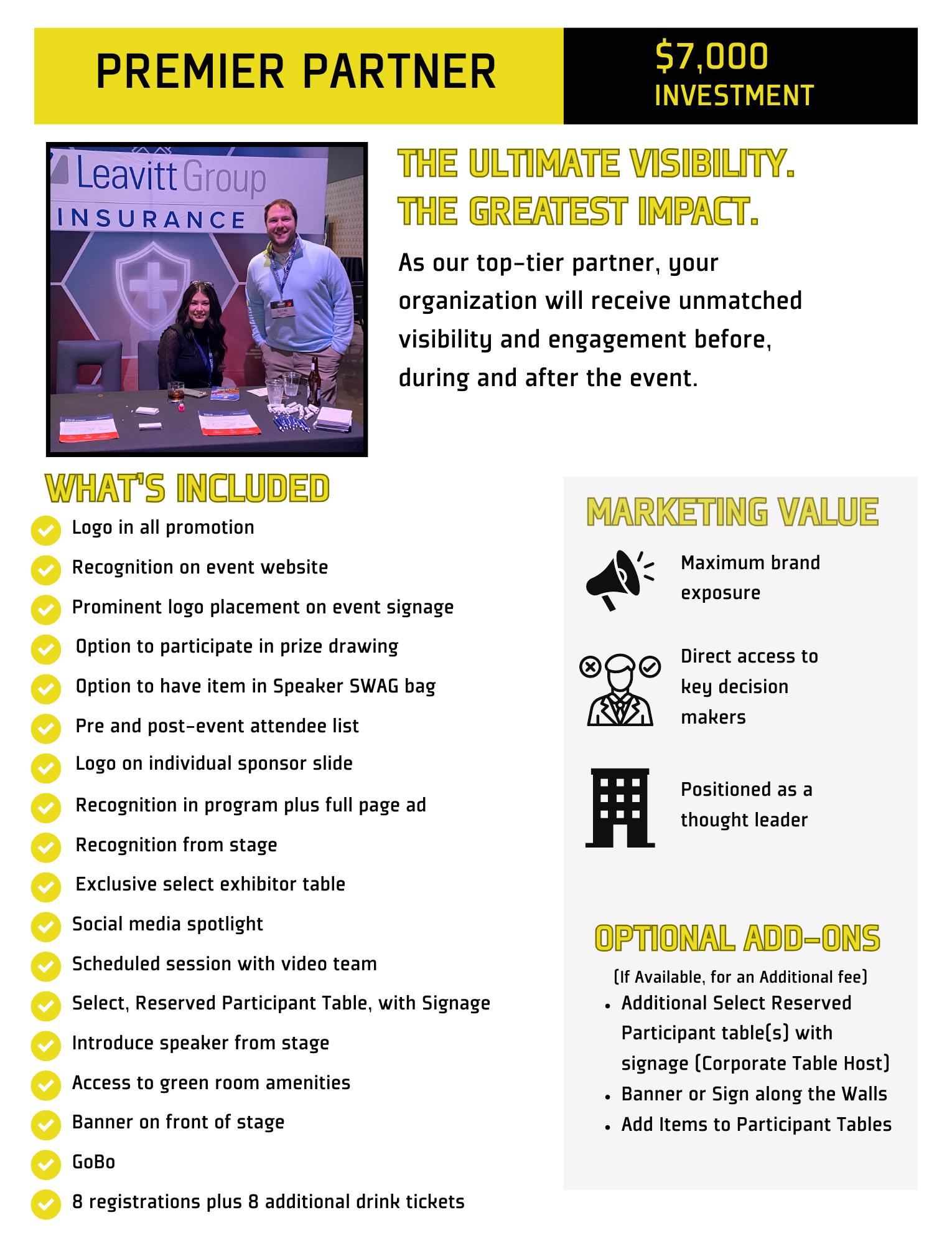 Premier Partner Details
