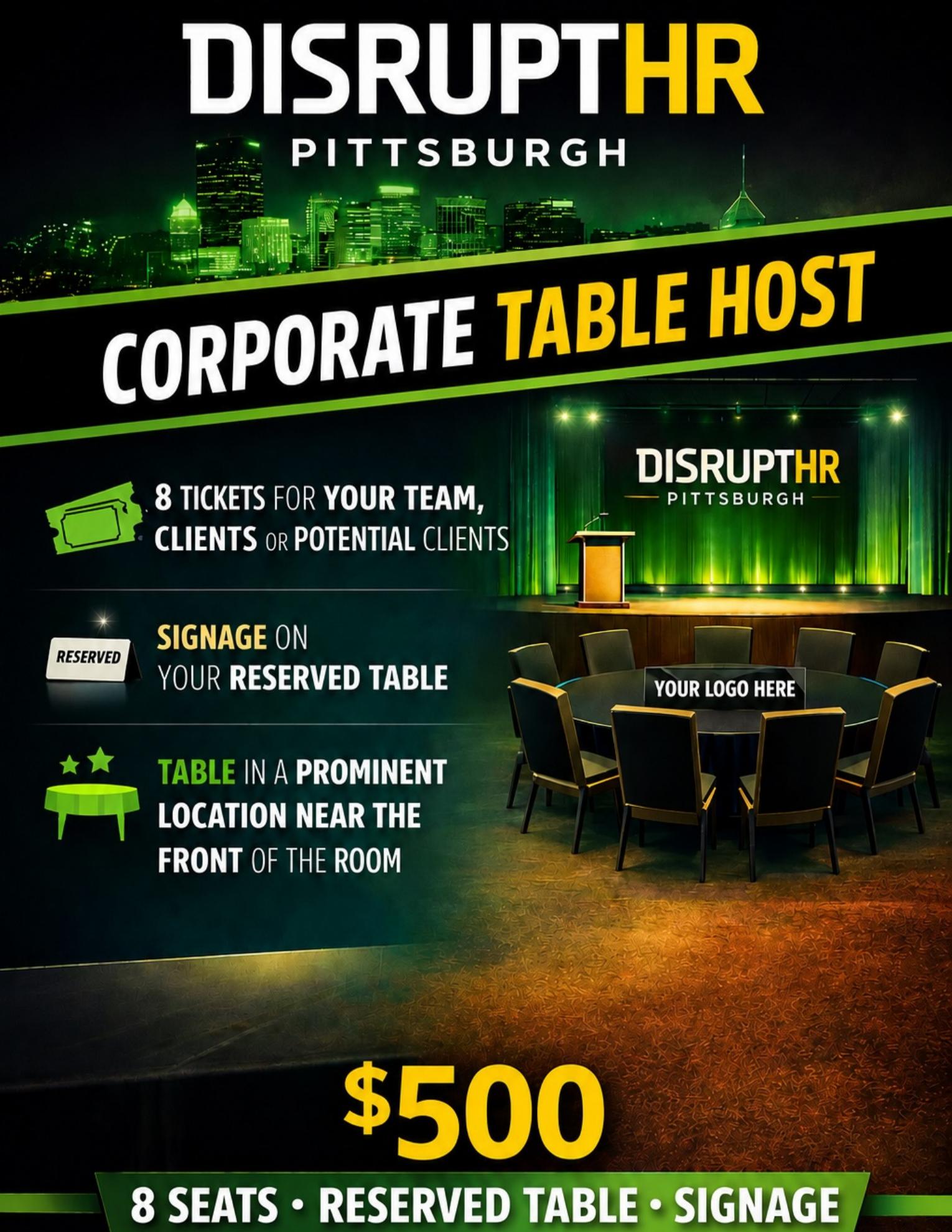 Corporate Table Host